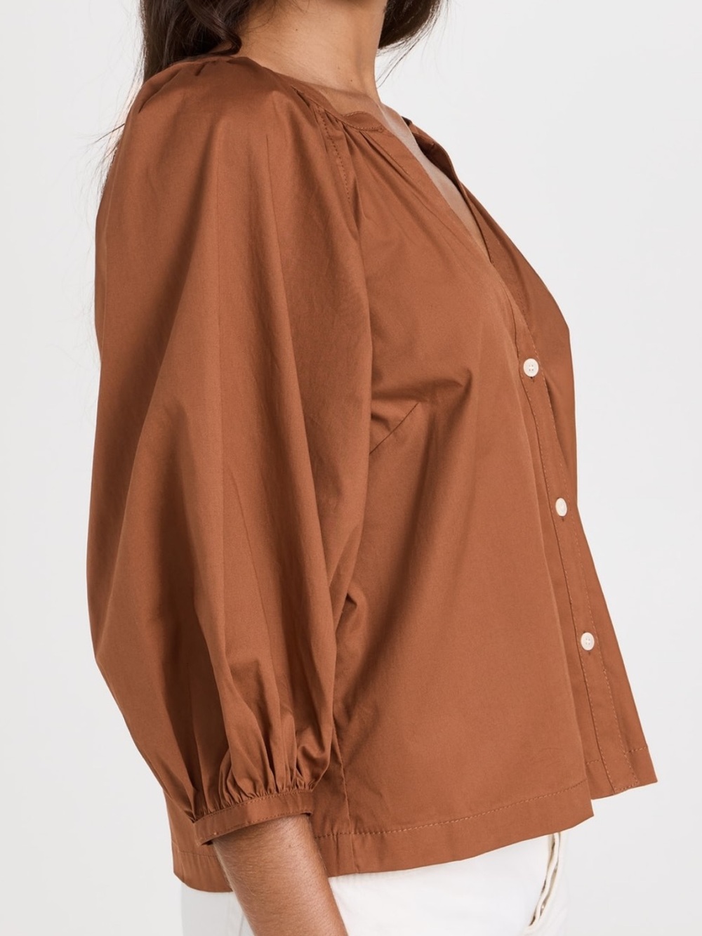 Staud Dill Poplin Top Size S - Picture 3 of 11